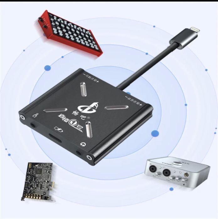 Iphone ou ipad placa de audio externa nova