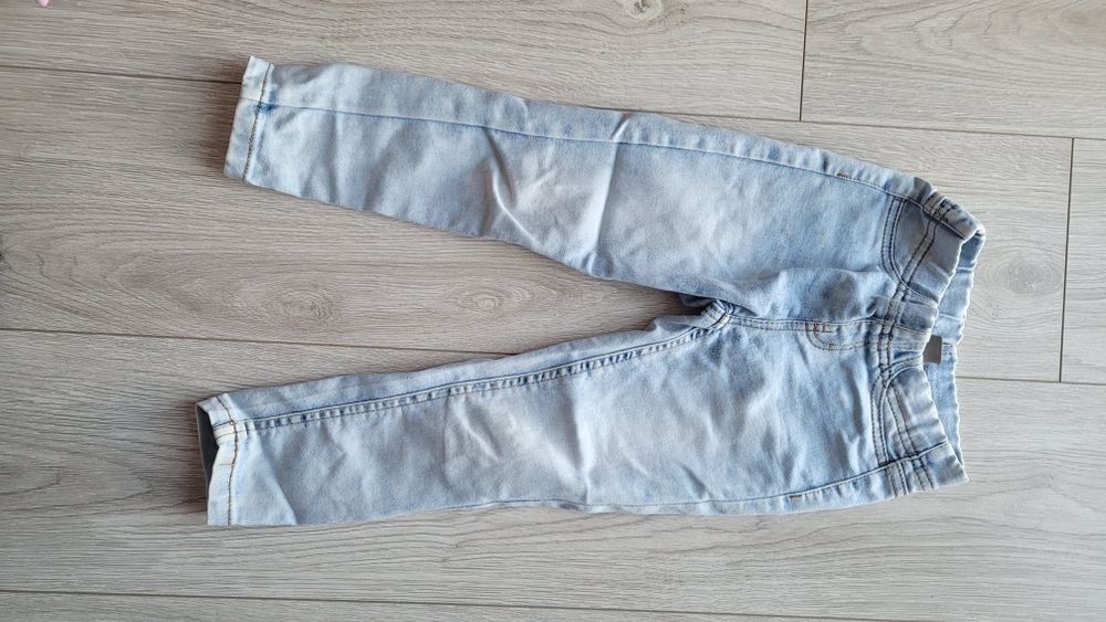 Spodnie jeansowe dziewczynka r.92