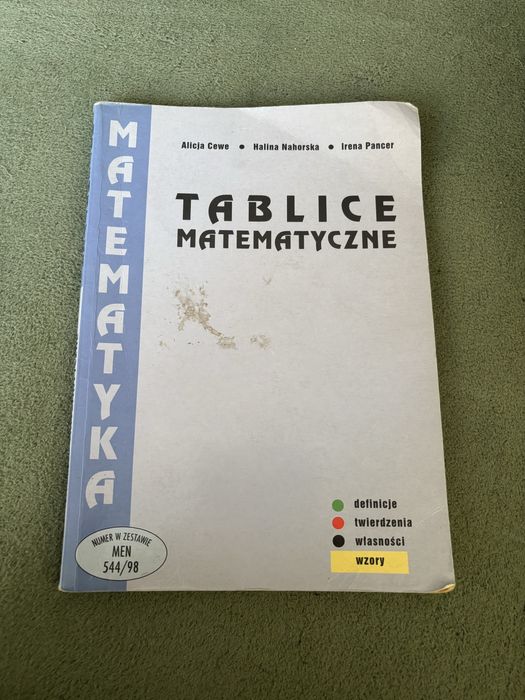 Sprzedam tablice matematyczne