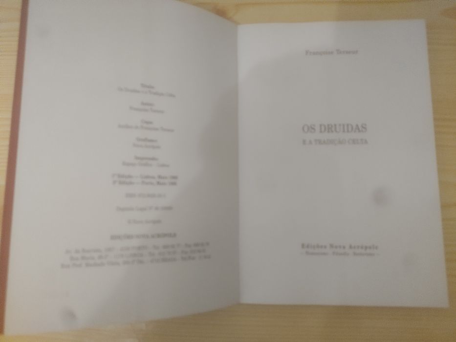 Livro "Os Druidas e a Tradição Celta"