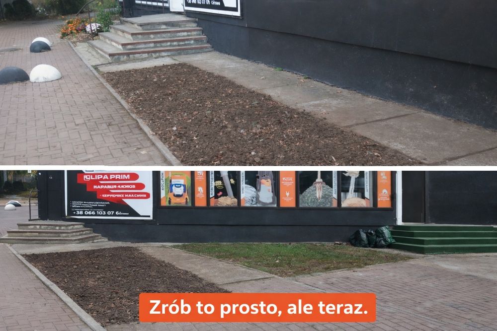 Ogrodnik. Usuwanie pni. Mycie okien.