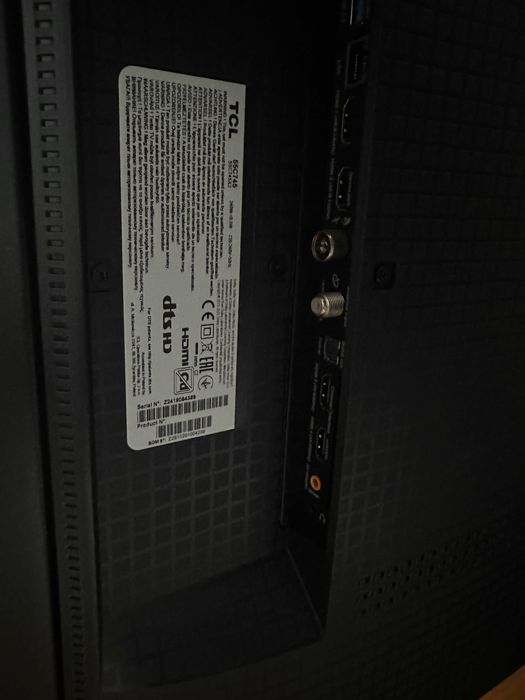 Telewizor TCL 55C745 55" QLED 4K 144Hz Google TV