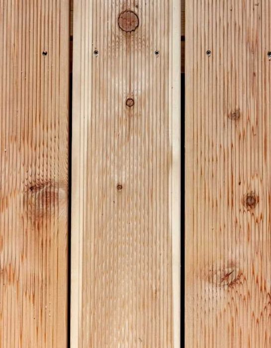 Deska tarasowa ryflowana, gładka  Modrzew Europejski KL.BC BRUTTO!
