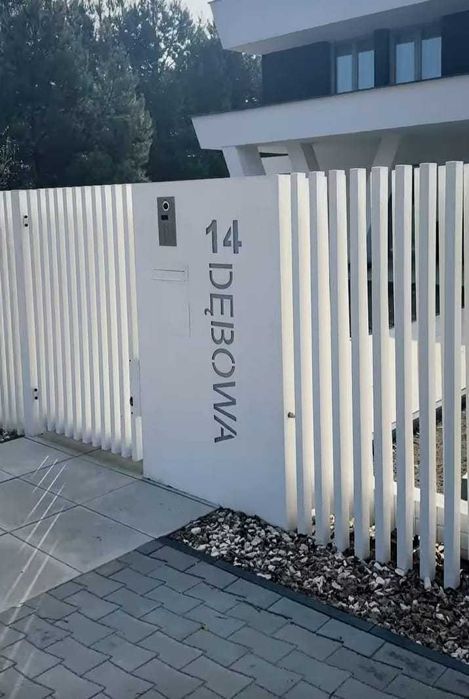 Ogrodzenie grzebieniowe płot nowoczesne ogrodzenie palisada pionowa