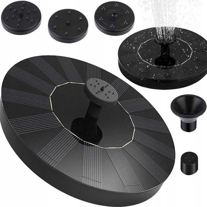 Fontanna solarna ogrodowa POMPA PŁYWAJĄCA DO OCZKA Okazja