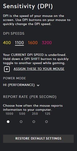 Миша Logitech G305