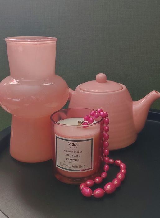 Рожевий cozy-сет для дому