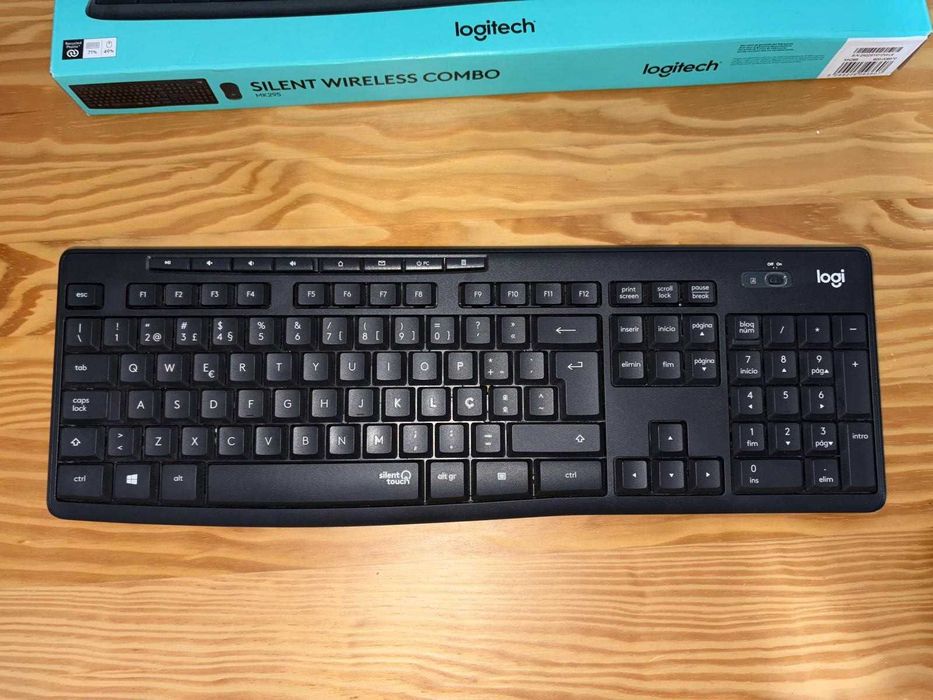 Teclado + Rato LOGITECH MK295 (Wireless - Teclado Numérico)