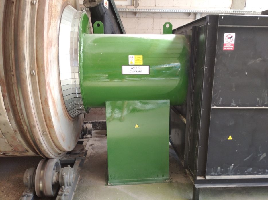 Suszarnia bębnowa trocin linia do suszenia