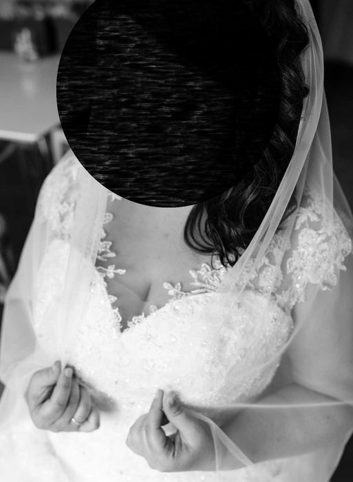 suknia ślubna rozm. 48/50 + welon