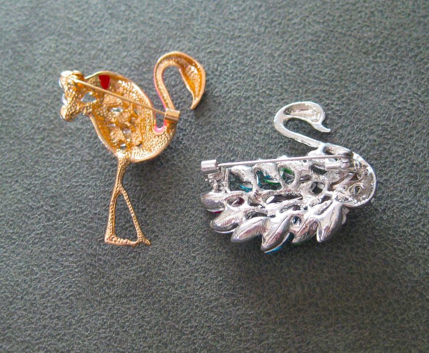 Alfinete / Broche / Pregadeira Flamingo NOVO