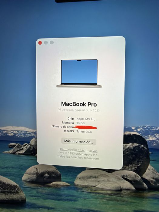 Macbook M3 Pro 16” 18gb 512gb Venda Urgente