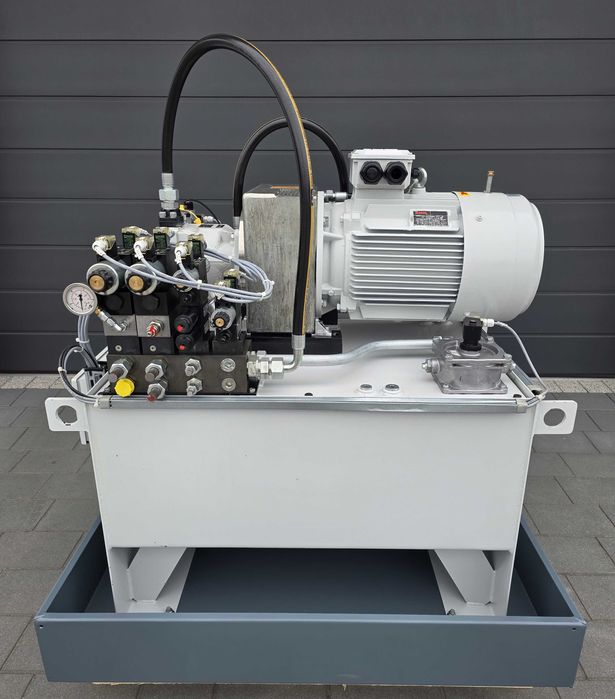 Zasilacz Hydrauliczny Agregat  Pompa Olejowa Parker PV032 Stacja Prasa