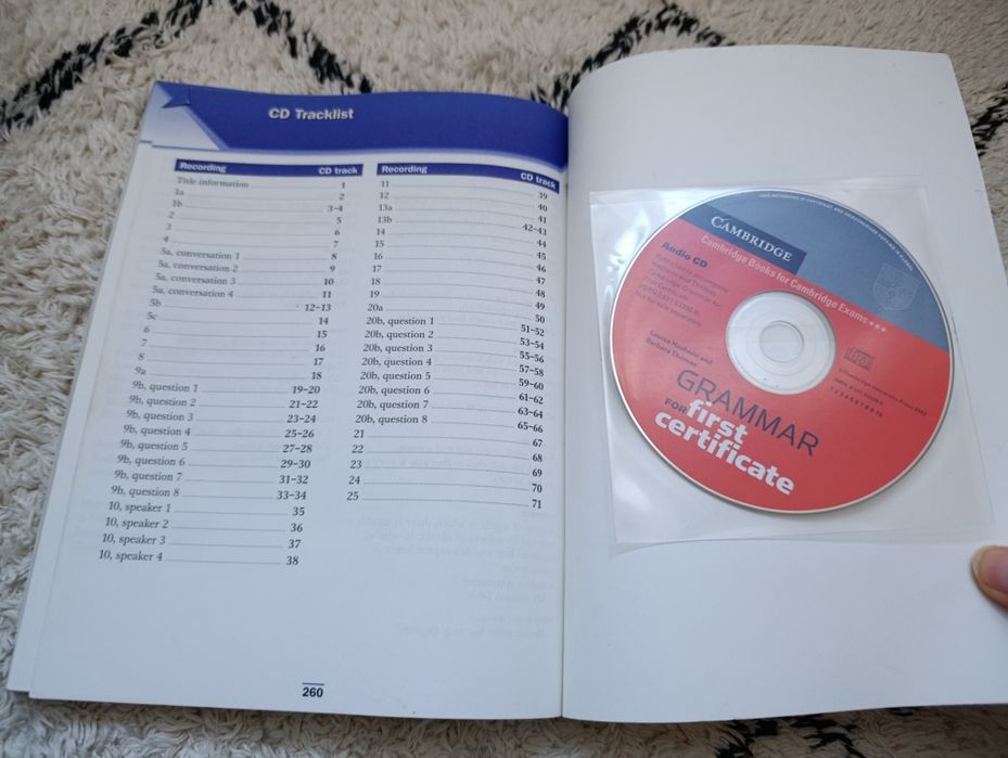 Książka język angielski Cambridge Grammar for first certificate