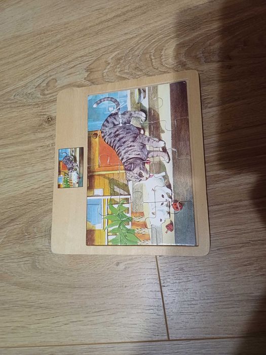 Puzzle koty 12 elementów