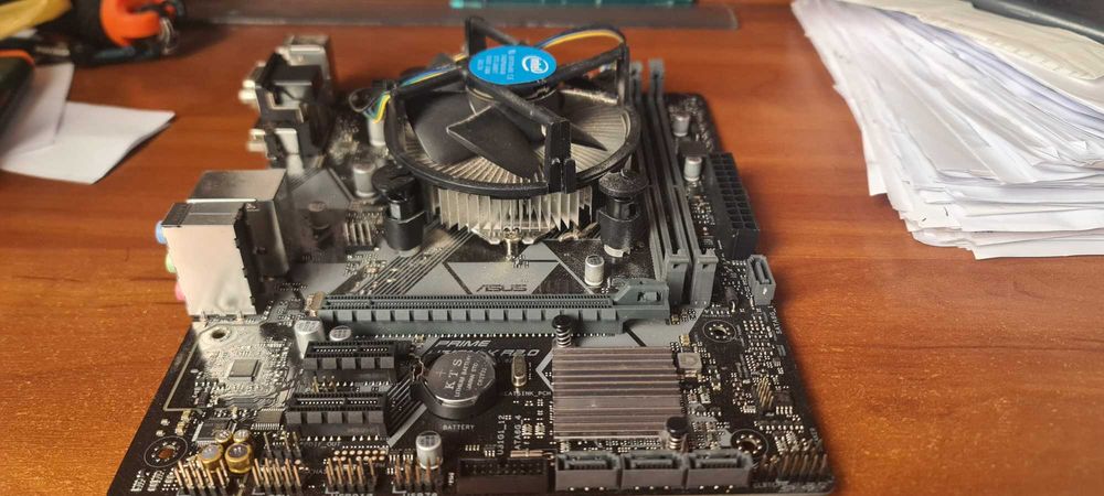 Материнская плата asus prime H310M-K R2.0 + КУЛЕР