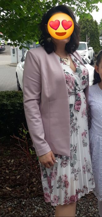 Sukienka w kwiaty, komunia, roz. 38-44