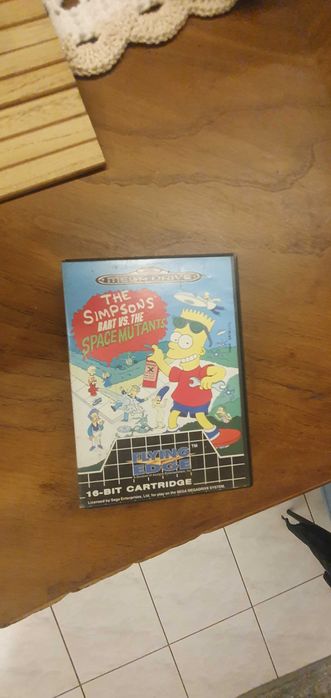 Jogo original the simpsons mega drive