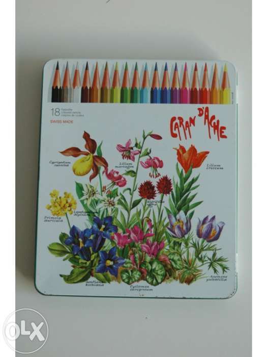 Lápis cor - caran d' ache - 18 unid