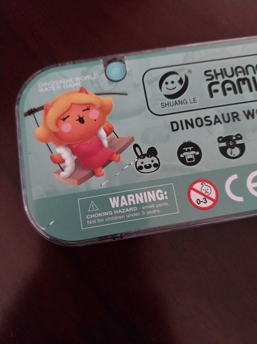 Jogo de água portátil, infantil, mundo dos dinossauros