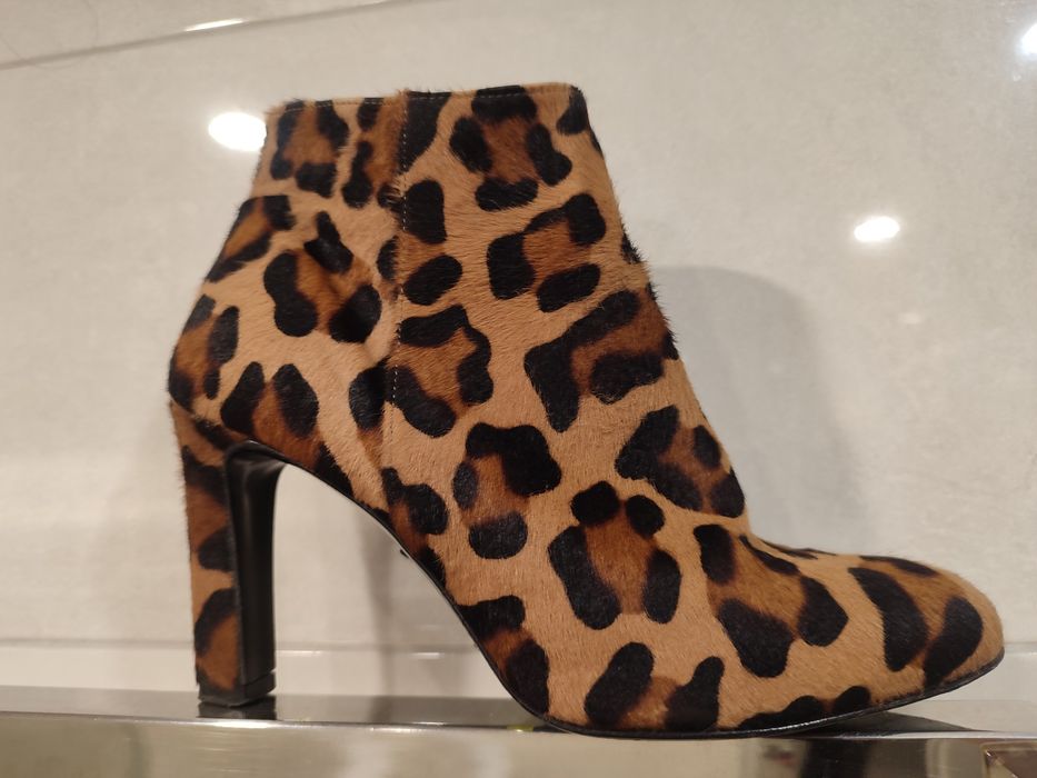 Італійські черевики з Поні леопардові 2390