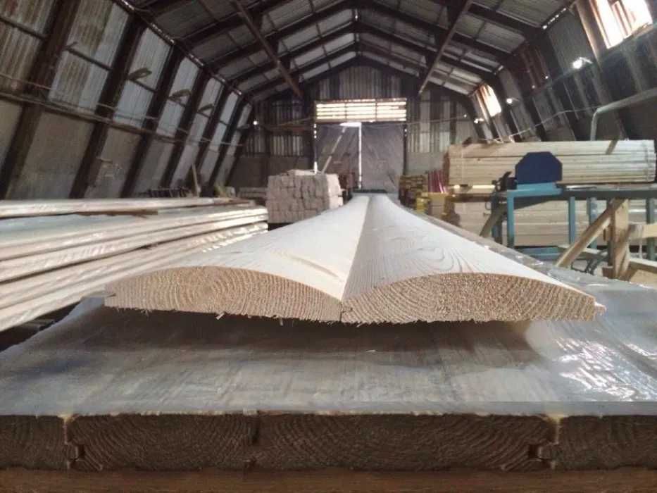 Блок хаус 125*25*4м. (Вагонка, Доска пола) Производство