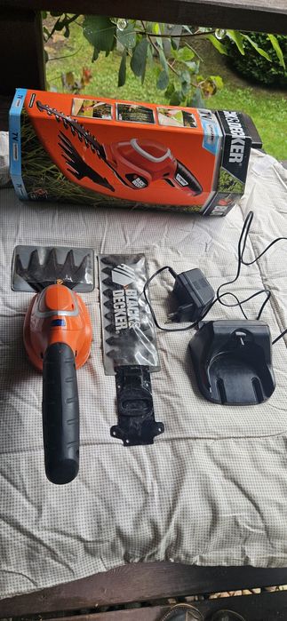 Black&Decker Nożyce do żywopłotu i trawy