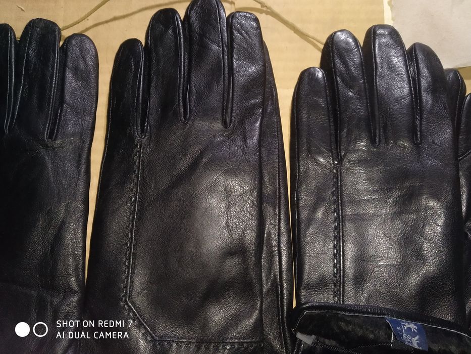 Новые перчатки мужские натуральная кожа Touch screen сенсорные унисекс
