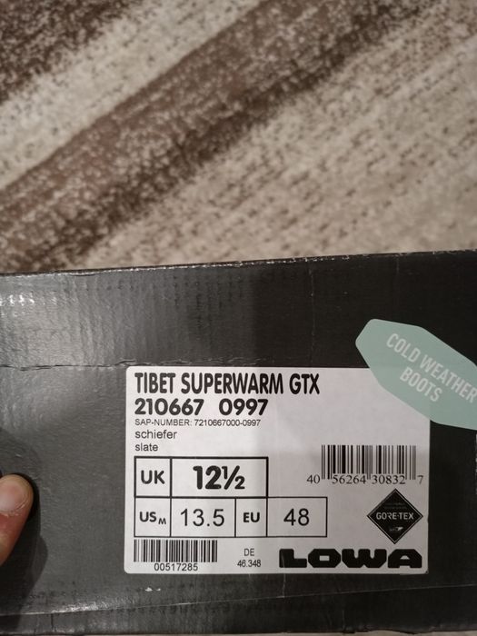 Продам Lowa Tibet 48 розмір