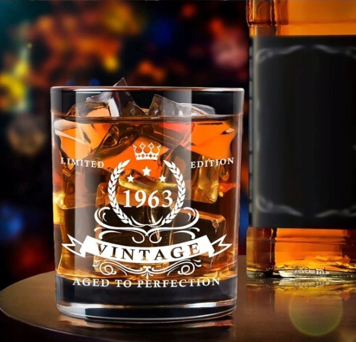 Lighten Life - szklanka do whisky z drewnianym pudełkiem