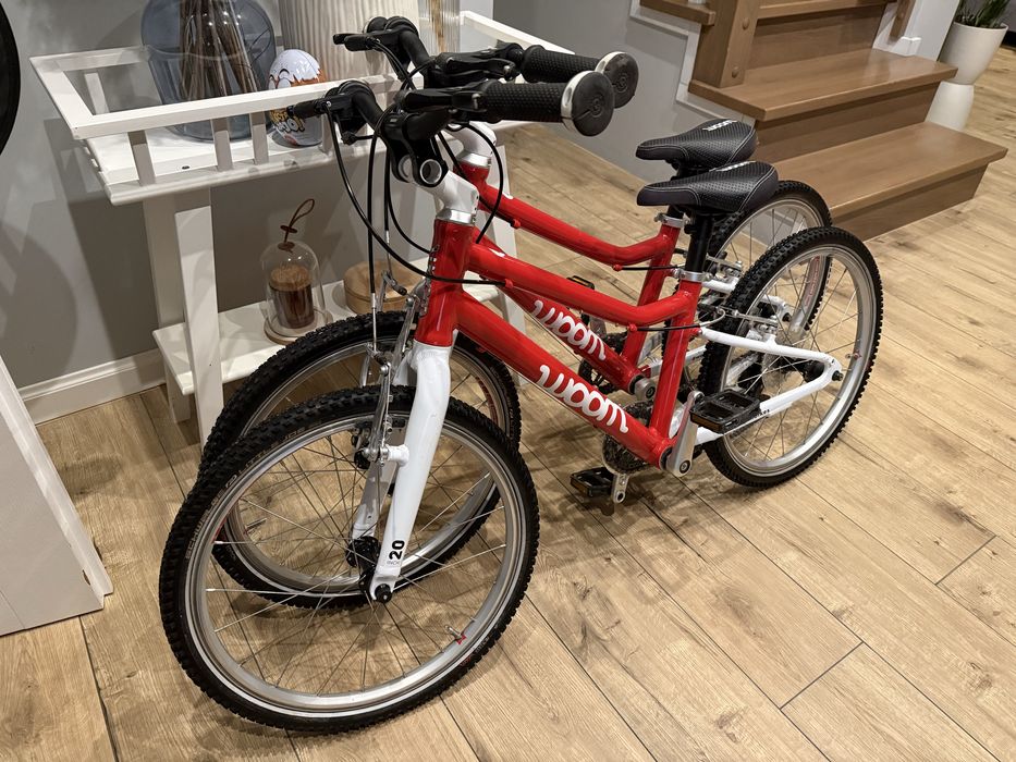 Rower Woom 4 czerwony 20' bardzo dobry stan