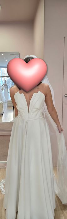 Suknia ślubna satynowa