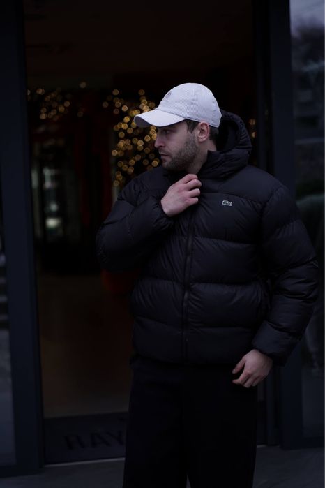 Пуховик Lacoste | Чоловіча куртка зимова лакоста