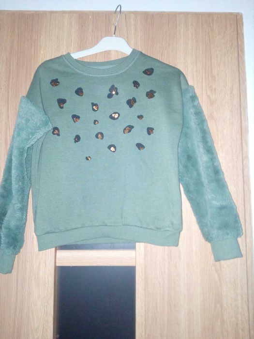 Bluza khaki 134/140 rozmiar