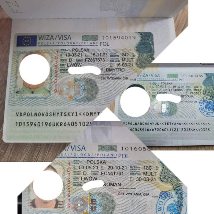 Польська робоча віза, віза без присутності, віза під ключ від