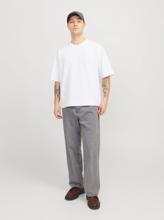 Jack & Jones W36 L32 Spodnie Męskie Szare Jeansy Baggy Alex D2263