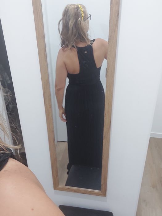 Vestido Preto Malha Fria