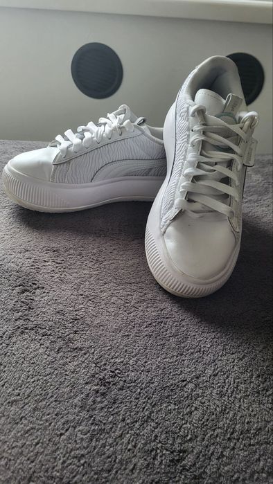 Кросівки-кеди жіночі Puma Suede Mayu St White. Б/В, розмір 39-25 см.