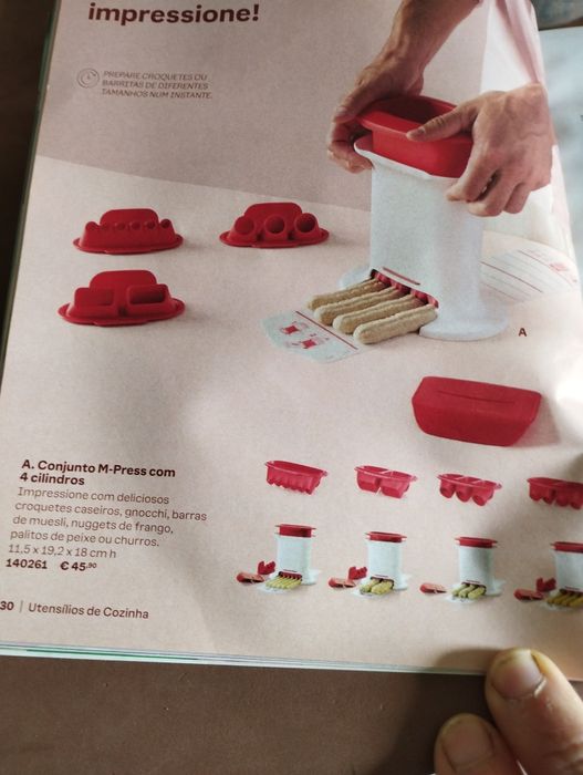 Conjunto Mpresse tupperware novo com 4 cilindros 24.90€