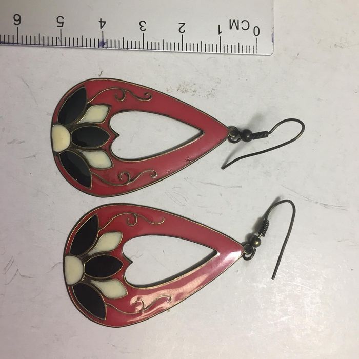 серьги сережки винтаж стразы Чехия клипсы