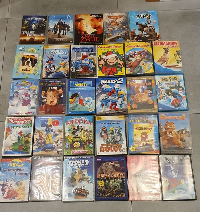 Filmy DVD na sztuki lub w pakiecie
