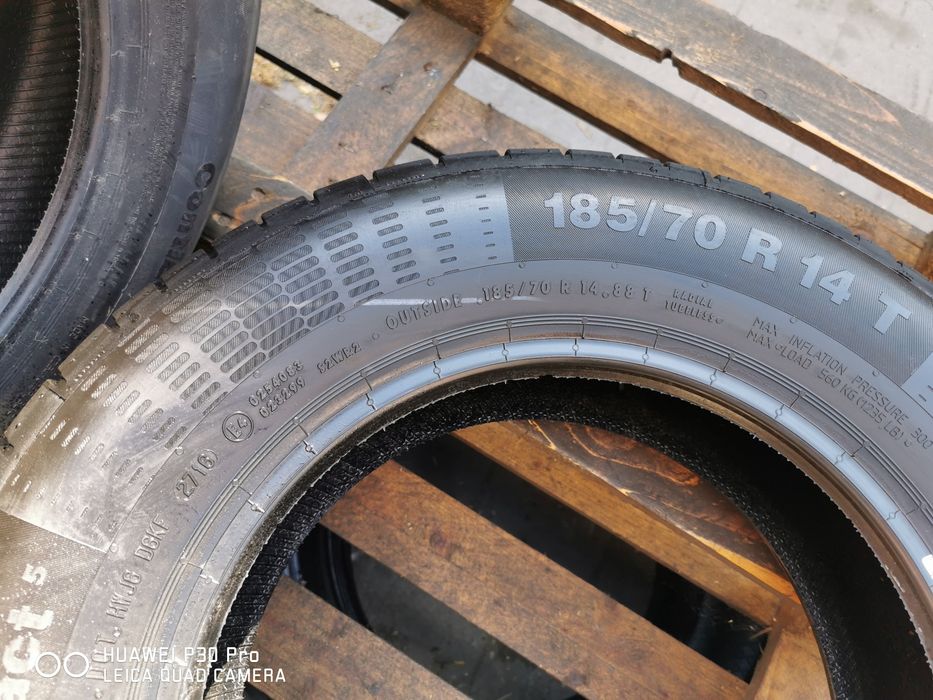 Continental eco contact 5 185/70/14 para nowe!