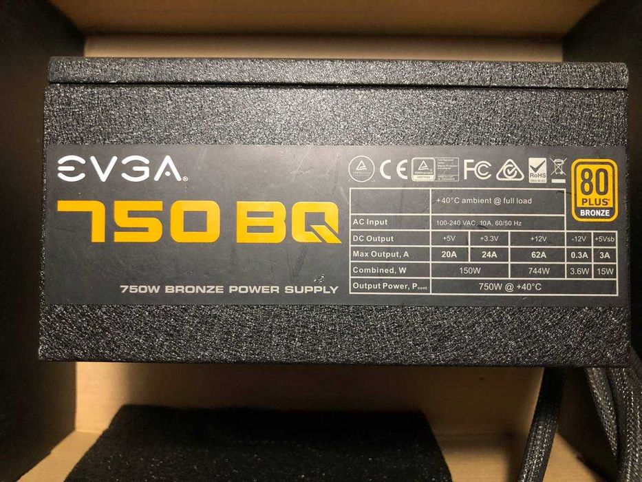 Блок питания EVGA 750BQ 80+Bronze
