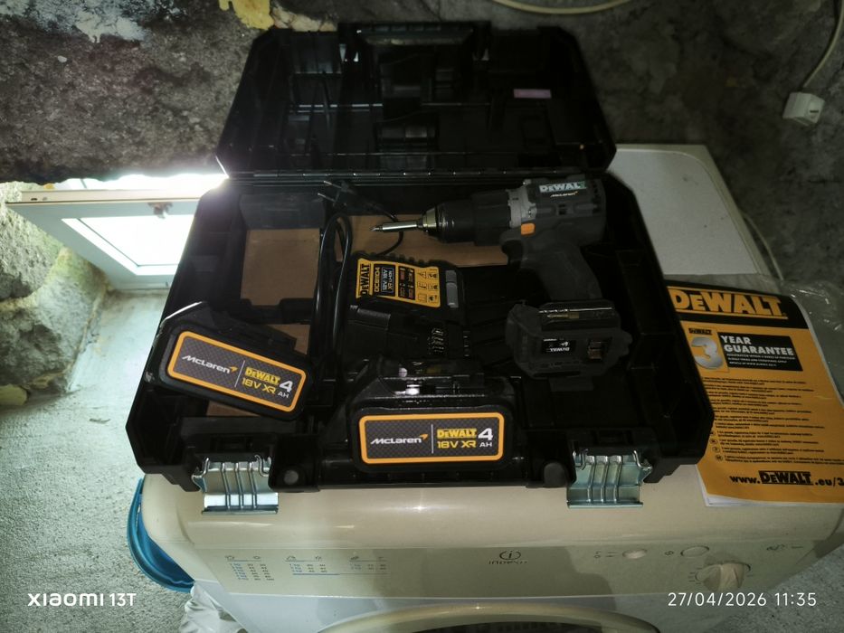 Aparafusadora DeWalt Maclaren usada como nova