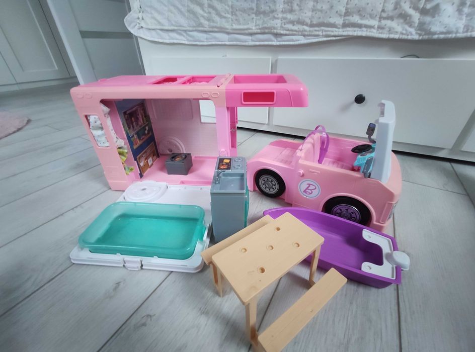 Barbie Kamper 3w1 GHL93 dla lalki Barbie