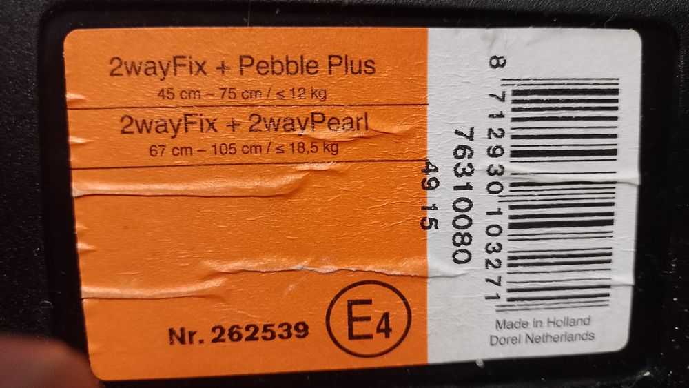 Fotelik maxi Cosi 2wayPearl z bazą