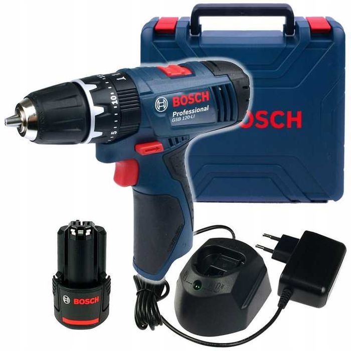 Акумуляторна ударна дриль-шурупокрут Bosch 12 V 2,0 Ah 1.300 об/хв PL