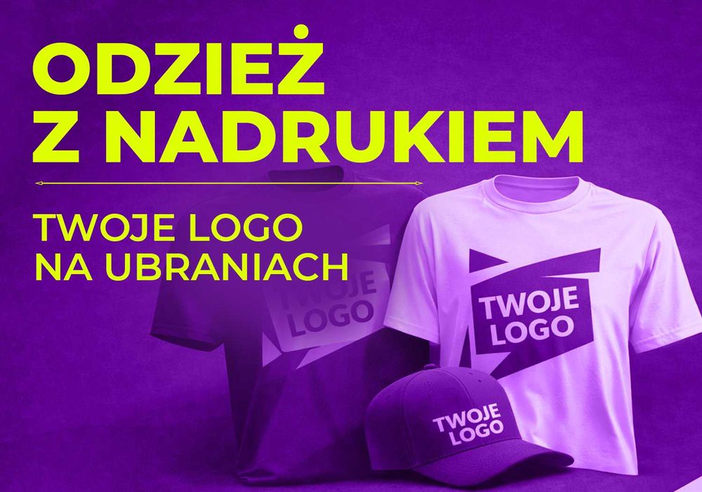 Odzież Firmowa z Nadrukiem | Koszulki z Logo | Haft | DTF