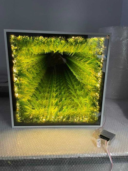Caixa LED Espelho Infinito 3D – Decoração Premium Personalizada