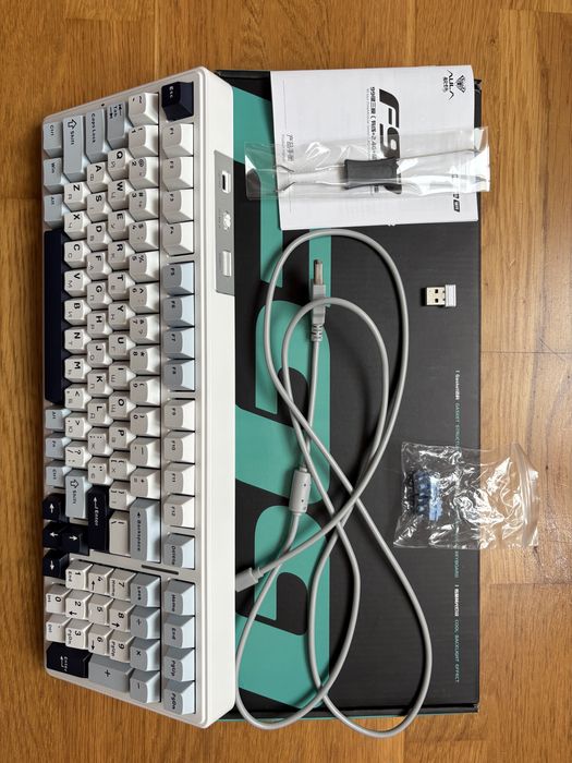 Клавіатура AULA F99 Blue + українська розкладка